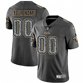 Customized Men's Nike Saints Gray Static Vapor Untouchable Limited Jersey,baseball caps,new era cap wholesale,wholesale hats